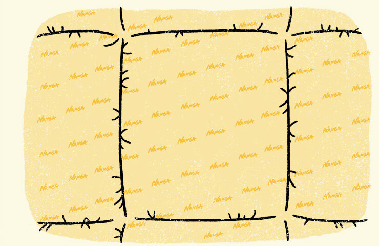 <span style="display:inline-block;background-color:#DFB507;color:#fff;font-size:0.8em;font-weight:normal;padding:0 0.8em;">POINT 04</span><br />
NANGAオリジナルデザインの生地を採用