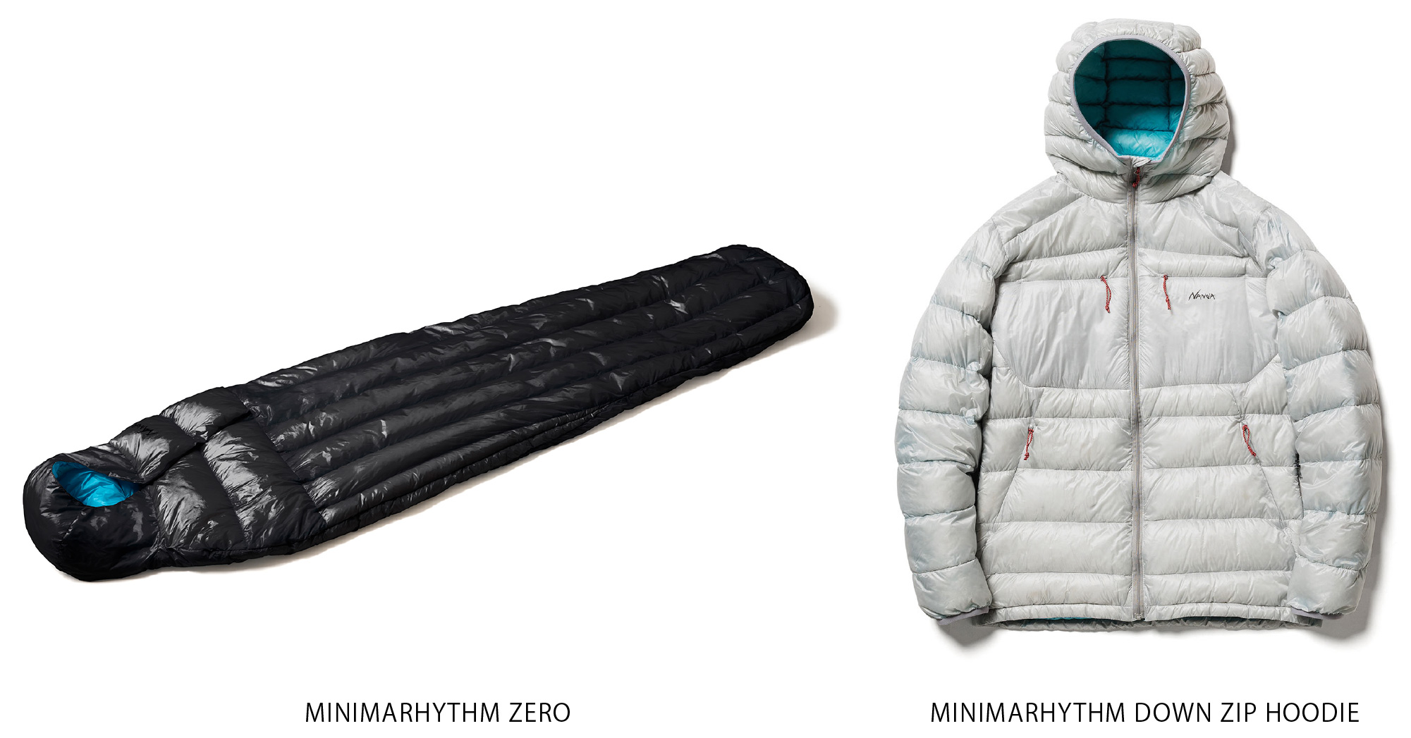 MINIMARYTHM ZERO MINIMARHYTHM DOWN ZIP HOODIE