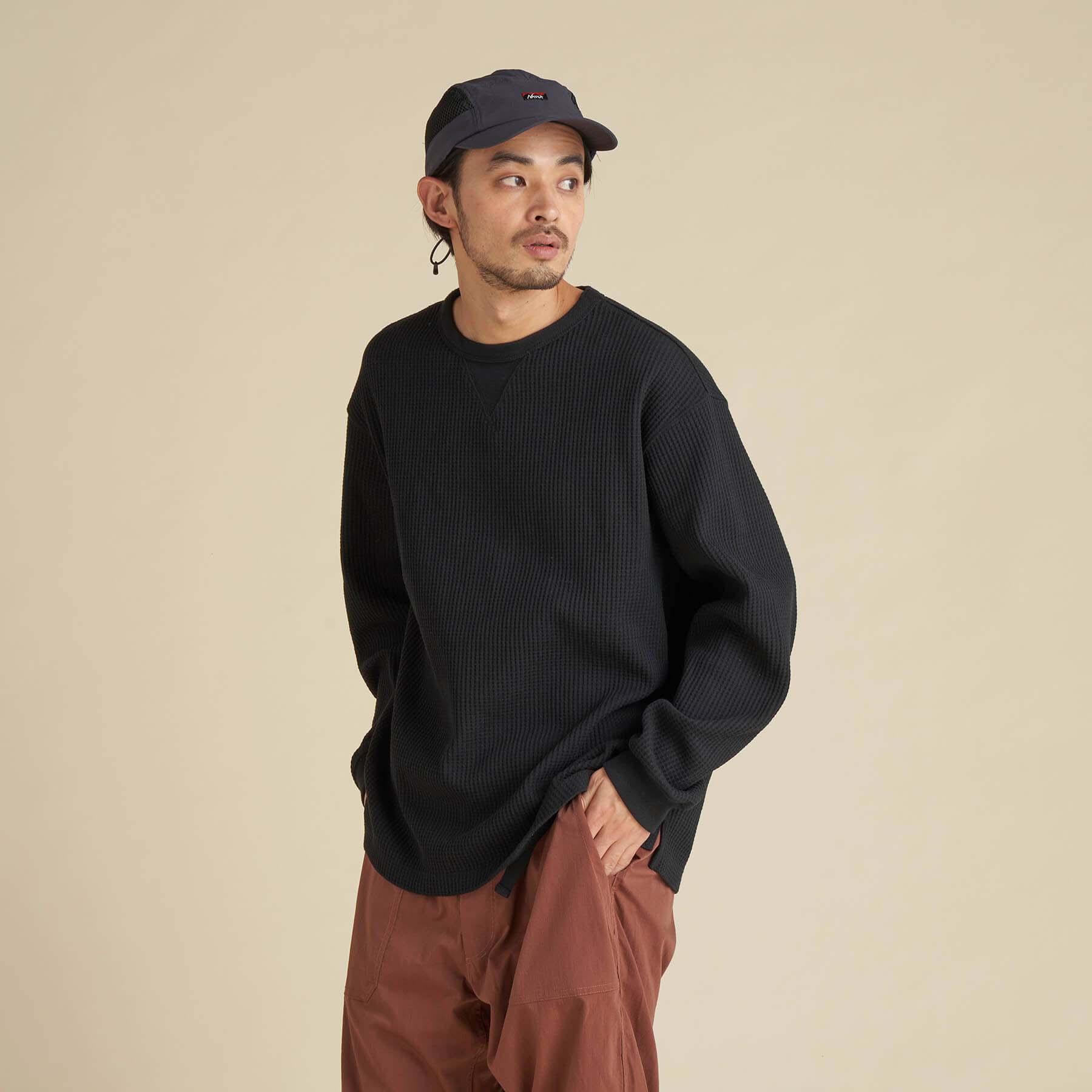 ECO HYBRID WAFFLE L/S TEE