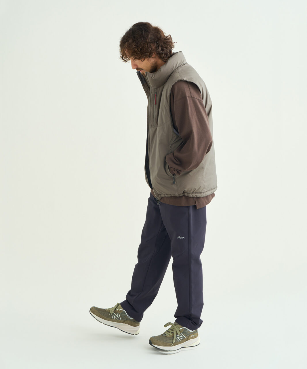 AURORA TEX STAND COLLAR DOWN VEST