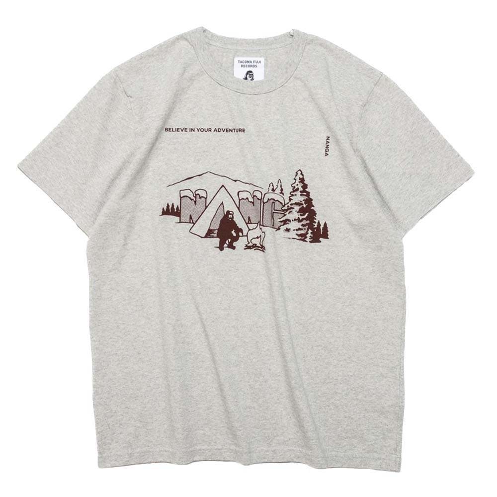 NANGA×TACOMA FUJI RECORDS QUIET ILLUSION LOGO TEE（直営店限定）