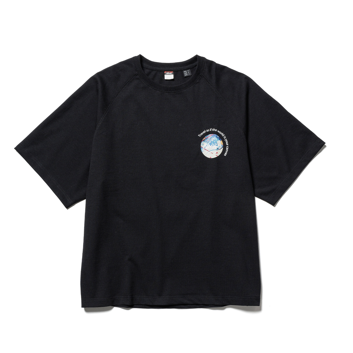 ECO HYBRID THE WORLD IS YOUR CANVAS LOOSE FIT TEE